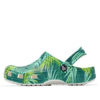 Sandália Crocs Classic Tropical Clog Classic Camuflagem Verde 207179-94S
