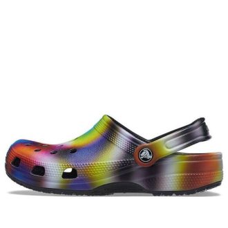 Sandália Crocs Colorida Crocs Beach Unissex Multicolorida Preta 207556-0C4
