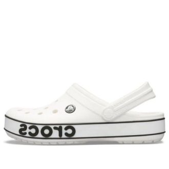 Sandália Crocs Crocband Bold Logo Clog Branca 206021-103