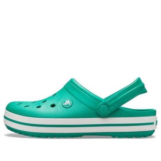 Sandália Crocs Crocband Leve e Resistente ao Desgaste Unissex Verde 11016-3TL