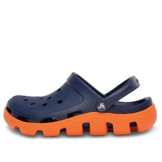Sandália Crocs Duet Beach Azul Laranja 11991-487