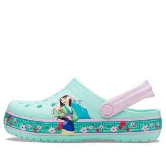 Sandália Crocs Funny Pattern Small Crocs Outdoor Sports Big Boys Verde Menta 206155-3P7