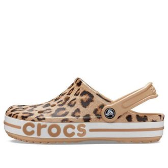 Sandálias Crocs Bayaband Beach Estampa de leopardo 206232-90L