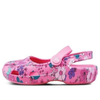 Sandálias Crocs (GS) Classic Charm Mary Jane “Rosa Roxo” 206364-669