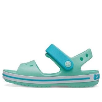 Sandálias Crocs (GS) Crocband “Verde Azul” 12856-3U3