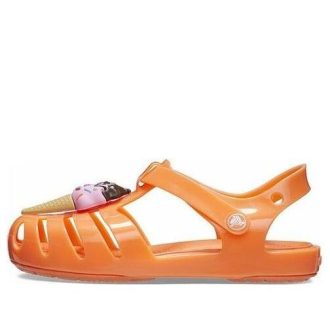 Sandálias Crocs (GS) Isabella Charm “Laranja” 208445-83I
