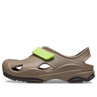Sandálias Crocs (PS) All Terrain Fisherman “Bege Verde” 208351-260