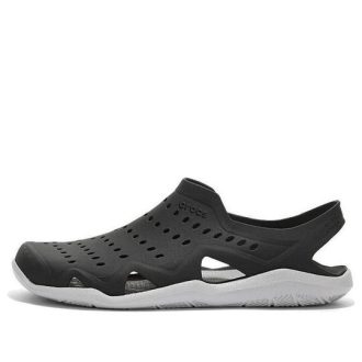 Sandálias Crocs Swiftwater Wave “Wave Black Pearl White” 203963-069