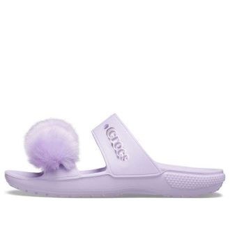Sandálias Crocs (WMNS) Classic Fur Sure Slip-On “Lilás” 207405-530