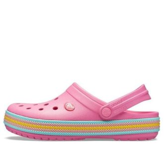 Sandálias Crocs (WMNS) Crocband Beach Rosa 205889-669