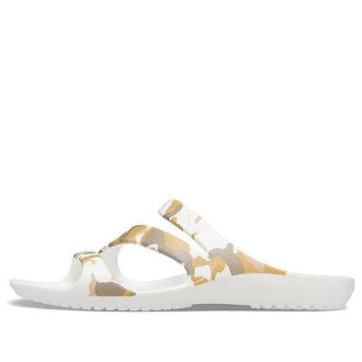 Sandálias Crocs (WMNS) Kadee Casual Camuflagem Branca 206894-960