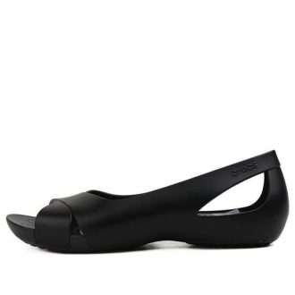 Sandálias Crocs (WMNS) Serena Fashion Elegantes Pretas 206106-001
