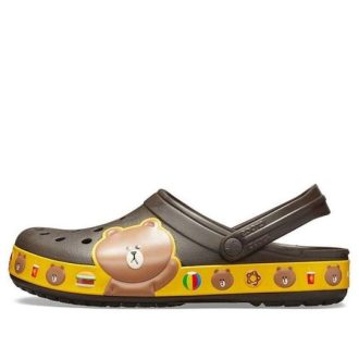 Sandálias Crocs x Line Friends Beach Brown Unissex 205791-206