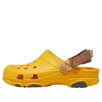 Sandálias de Praia Crocs Classic Clog Unissex Amarelas 206340-700