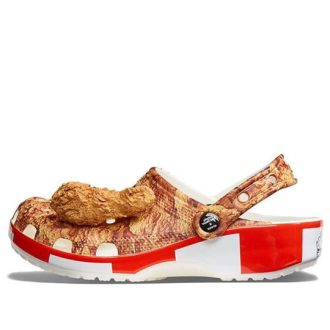 Sandálias de praia Crocs KFC x Crocs Classic Clog Crossover unissex multicoloridas 206842-90H