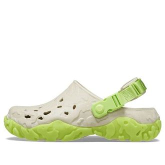 Tamanco Crocs All-Terrain Atlas “Bone Limeade” 208391-2BZ