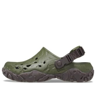 Tamanco Crocs All-Terrain Atlas “Verde Exército Espresso” 208391-32C