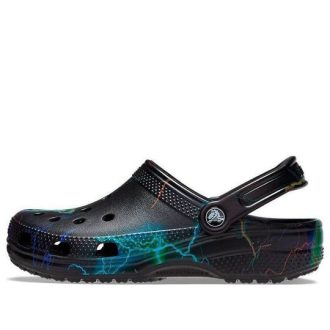 Tamanco Crocs Classic “Black Flash” 206868-0GZ