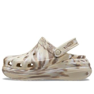 Tamanco Crocs Classic Crush Marmorizado “Bone Multi” 208265-2Y3