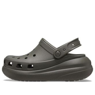 Tamanco Crocs Classic Crush “Oliva empoeirada” 207521-3J5