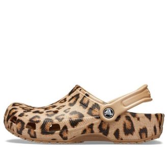 Tamanco Crocs Classic Estampado “Leopard Gold” 205838-98R