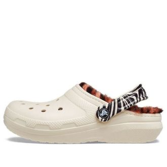 Tamanco Crocs Classic Lined Animal Remix “Preto” 207842-2Y9