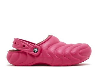 Tamanco Crocs Classic Overpuff Lined “Dragon Fruit”