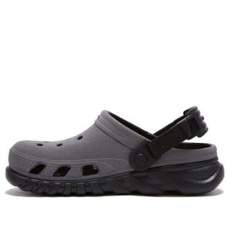 Tamanco Crocs Duet Max Refletivo “Cinza Preto” 209193-0WN