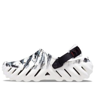 Tamanco Crocs Echo Tiger “Branco Preto” 208418-103