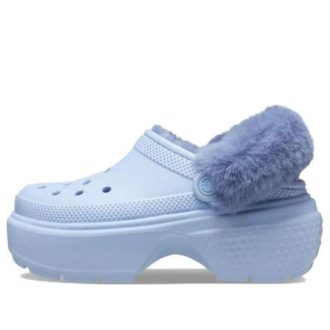 Tamanco Crocs (GS) Stomp Lined “Azul Calcite” 208546-4NS