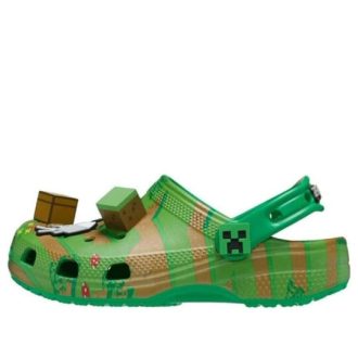 Tamanco Crocs (GS) x Minecraft Elevated Leve “Verde” 208473-90H