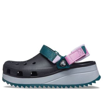 Tamanco Crocs (WMNS) Classic Hiker “Preto Gey Teal” 206772-988