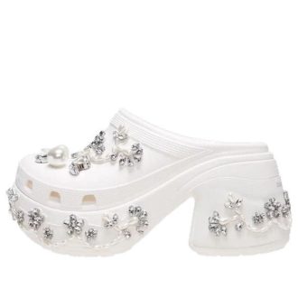 Tamanco Crocs x Simone Rocha Siren “Branco” 210142-0WV