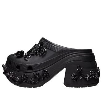 Tamanco Crocs x Simone Rocha Siren “Preto” 210142-001