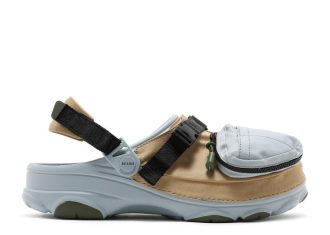 Tamancos BEAMS x Classic All Terrain Outdoor “Cinza Cáqui”