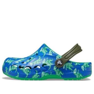 Tamancos Crocs (GS) Baya Estampados “Blue Bolt Multi” 207657-4LB