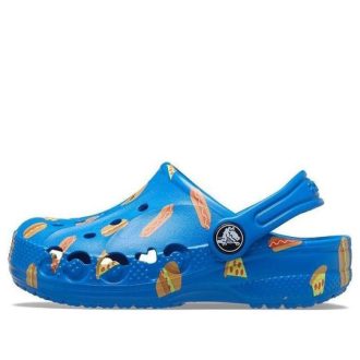 Tamancos Crocs (GS) Baya Graphic “Azul” 207017-4JL