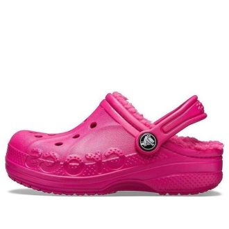 Tamancos Crocs (GS) Baya Lined “Candy Pink” 205977-6X3