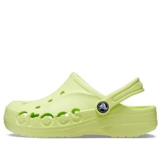 Tamancos Crocs (GS) Baya “Verde-limão” 207013-3U4