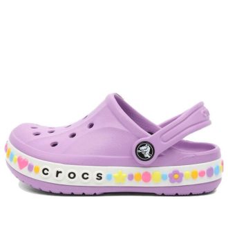 Tamancos Crocs (GS) Bayaband Charm Band “Orquídea” 208101-5PR
