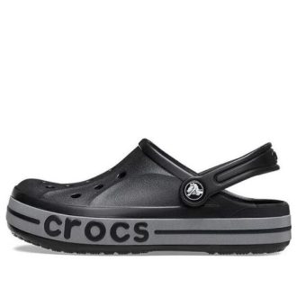 Tamancos Crocs (GS) Bayaband com faixa refletiva “Preto e cinza” 209213-001