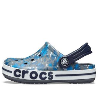 Tamancos Crocs (GS) Bayaband Estampados “Azul Cinza” 205810-025
