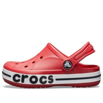 Tamancos Crocs (GS) Bayaband “Vermelho Branco” 205100-6EN