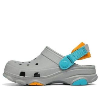 Tamancos Crocs (GS) Classic All-Terrain “Cinza” 207011-007