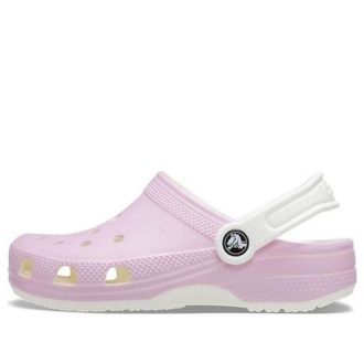 Tamancos Crocs (GS) Classic All-Terrain “Rosa e Branco” 209158-6S0
