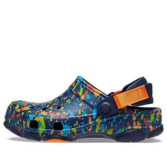 Tamancos Crocs (GS) Classic All Terrain Terrazzo “Azul Laranja Multi” 207610-4HQ