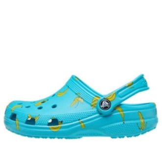 Tamancos Crocs (GS) Classic Food Print “Digital Aqua” 207150-4SL
